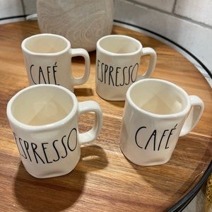 Rae Dunn Espresso mugs